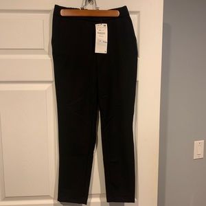 Zara high waisted trouser cropped pants